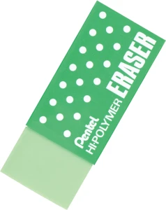 Gumka do ścierania ołówkowa zielona mała Pentel ZEH05