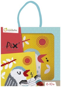 Zestaw do haftu krzyżykowego Ptaszek, Avenue Mandarine