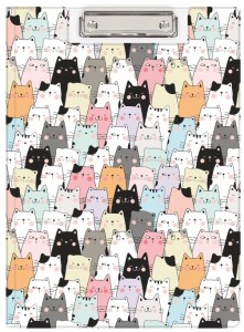 Teczka z klipem podkładka A4 Koty, Biurfol