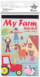 Naklejki papierowe farma 6 arkuszy, Craft-Fun