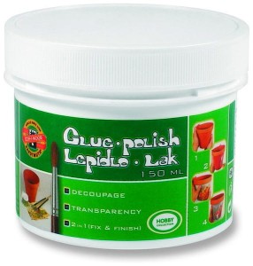 Lakier i klej do decupage puszka 150 ml 2w1, Koh i Noor