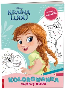 Kolorowanka według kodu Kraina Lodu 3+, Ameet