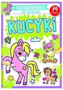 Książka Kolorowanka ze wzorem. Kucyki, Books&Fun