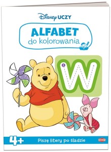Książka Disney uczy Kubuś i Przyjaciele Alfabet do kolorowania 4+, Ameet