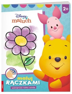 Książka Disney maluch Maluj rączkami 2+, Ameet