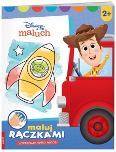 Książka Disney Maluch Maluj rączkami 2+, Ameet