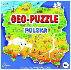 Gra Geograficzna Puzzle 5+, Abino