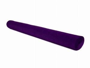 Krepina krepa włoska fioletowa ciemna 50 x 250 cm 593, Cartotecnica Rossi