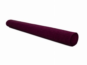 Krepina krepa włoska wiśnowa 50 x 250 cm 588, Cartotecnica Rossi