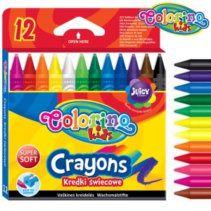 Kredki świecowe Colorino 12 kolorów