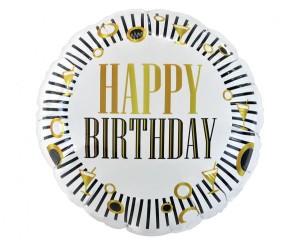 Balon foliowy Happy Birthday 36 cm, Godan