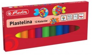 Plastelina szkolna 12 kolorów, Herlitz