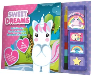 Zestaw kreatywny ze stempelkami i flamastrami Sweet Dreams, Kids