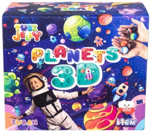 Zestaw kreatywny Planety Kosmos Tuby Jelly , Tuban