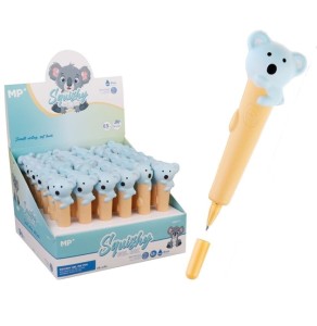 Długopis żelowy Squishy Koala 0,5 mm niebieski gniotek, Main Paper