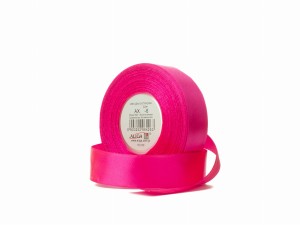 Wstążka satynowa malinowa 12 mm x 32 m, Aliga