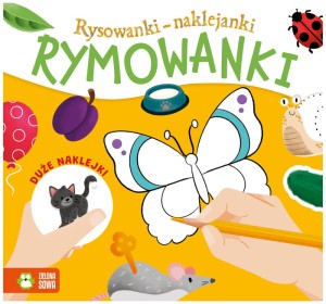 Rysowanki naklejanki Rymowanki 1+, Zielona Sowa