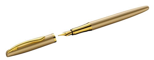 Fountain pen Jazz Noble Elegance P36 gold, dynamic open-Jazz_FH_dyn_offen_CMYK_Gold_PIM_MAM-web.jpg