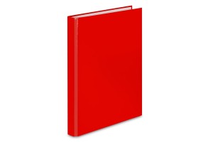 Segregator na dokumenty A4 25mm 2 ringi czerwony, VauPe