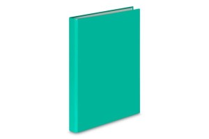 Segregator na dokumenty A4 25mm 2 ringi turkusowy, VauPe