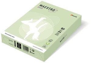 Papier xero A4 zielony jasny 500 arkuszy 80g Maestro Color GN27