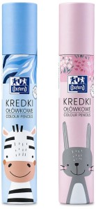 Kredki Oxford ołówkowe w tubie 12 kolorów Kids