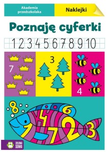 Książka Akademia przedszkolaka nw. Poznaję cyferki, Zielona Sowa