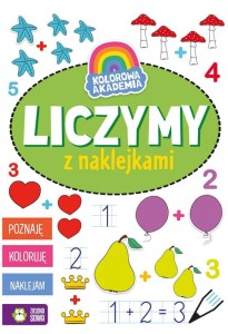 Książka Kolorowa Akademia. Liczymy z naklejkami NW, Zielona Sowa