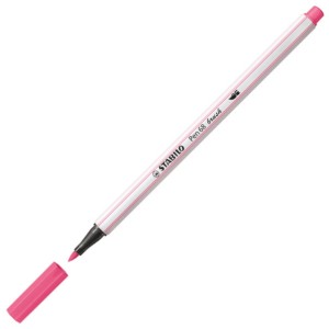 Pisak pędzelkowy Stabilo różowy Pen 68 Brush