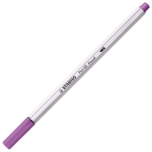 Pisak pędzelkowy Stabilo śliwkowy Pen 68 Brush
