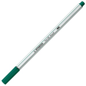 Pisak pędzelkowy Stabilo zielony ciemny Pen 68 Brush
