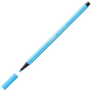 Pisak pędzelkowy Stabilo błękitny fluo Pen 68 Brush