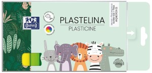 Plastelina szkolna Oxford 12 kolorów Kids