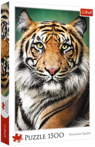 Puzzle Trefl 1500 elementów Portret Tygrysa