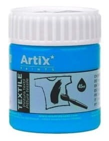 Farba do tkanin niebieska średnia Artix 45 ml, Main Paper