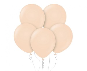 Balony pastelowe cieliste 30 cm 50 sztuk, Godan