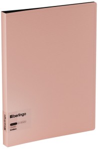 Album ofertowy Instinct 40 koszulek różowy z kieszonką 24 mm, Berlingo