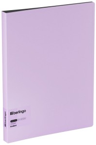 Album ofertowy Instinct 40 koszulek fioletowy z kieszonką 24 mm, Berlingo