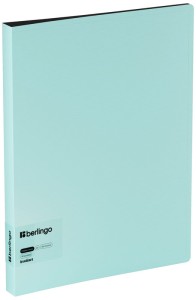 Album ofertowy Instinct 40 koszulek niebieski z kieszonką 24 mm, Berlingo