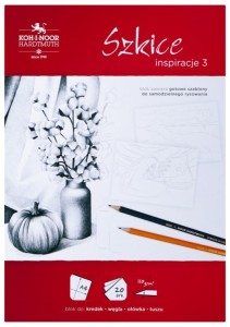 Blok szkicowy A4 110g 20 kartek Inspiracje 3, Koh i Noor