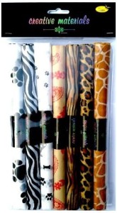 Bibuła gładka satynowa z nadrukiem 7 arkuszy 25x37 cm, Galeria Hobby