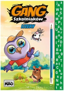 Książka Gang szkolniaków, Litery, Niko