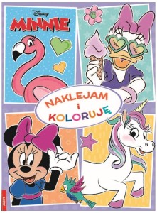 Książka Minnie. Naklejam i koloruję, Ameet