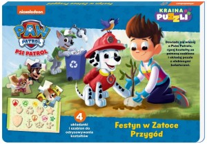 Książka Psi Patrol. Kraina puzzli cz. 4 Festyn w Zatoce Przygód, MSZ
