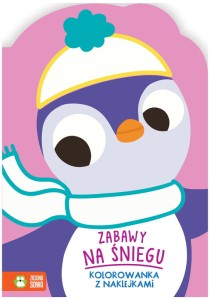 Książka Zimowe kolorowanie. Zabawy na śniegu, Zielona Sowa