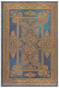 Notes Paperblanks Mini w linie Luxe Design Blue Luxe