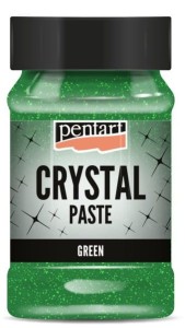 Pasta crystal zielona 100 ml, Pentart