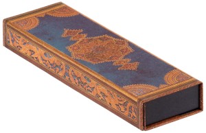 Piórnik Paperblanks pudełko zamykane na magnes Safavid Indigo