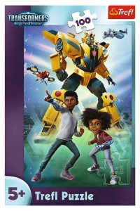 Puzzle Trefl 100 elementów Drużyna Transformers