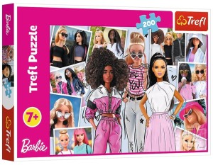 Puzzle Trefl 200 elementów W świecie Barbie